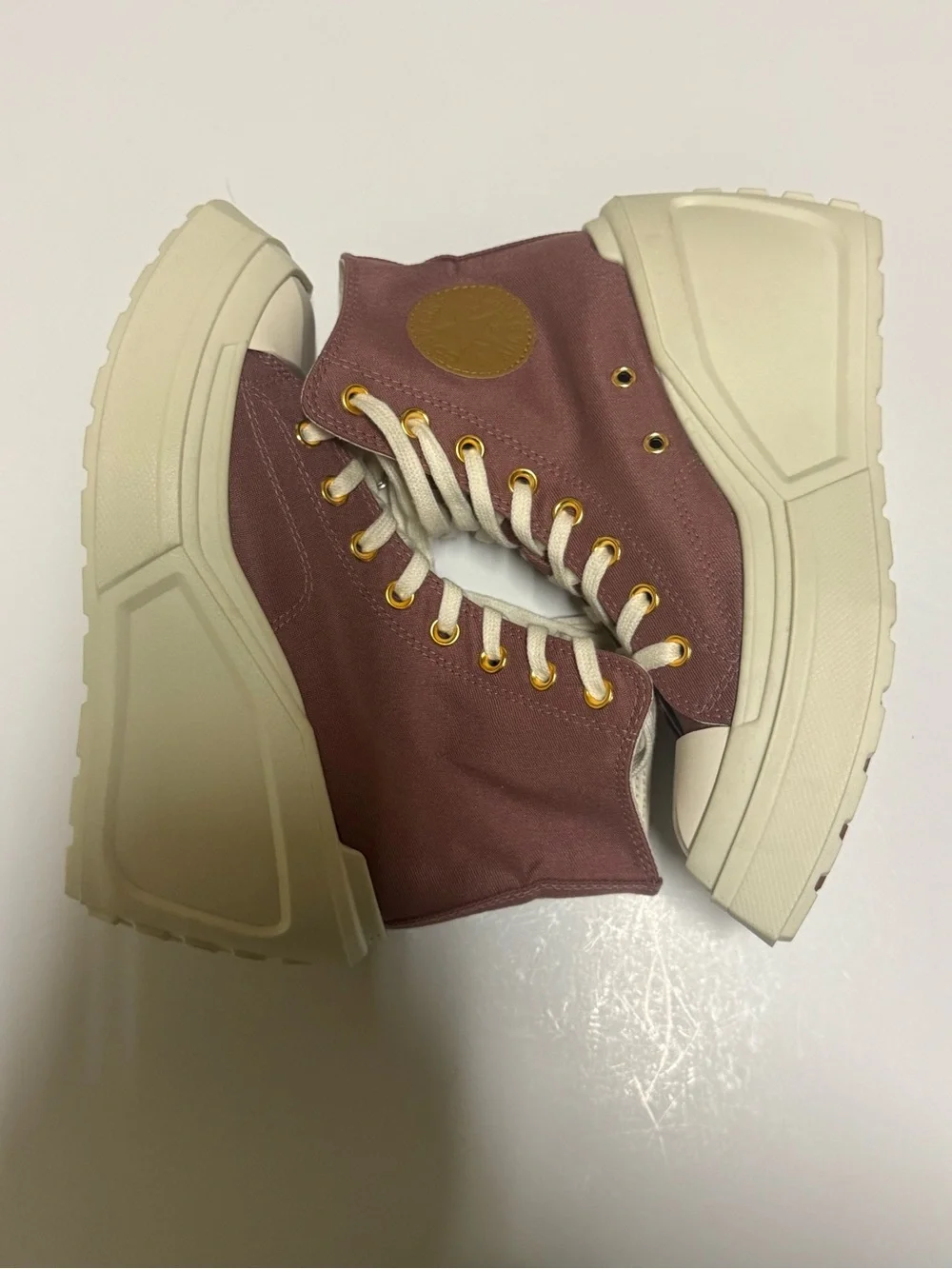 Converse Chuck 70 De Luxe Wedge Mauve Women’s 7  Chunky Platform EUC Y2K NWOB